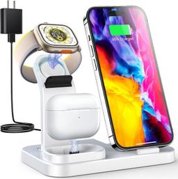 Refurbished RJR Updated 3 in 1 Charging Station for Apple Devices - Reebelo Nederland
