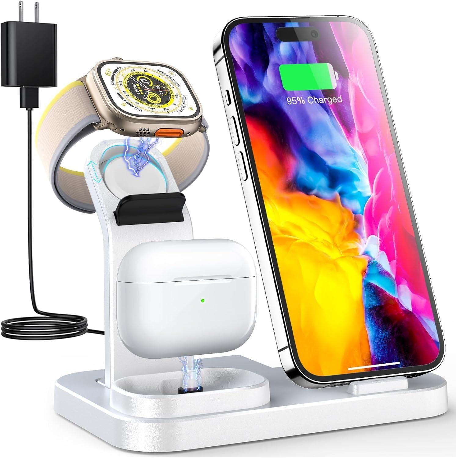 Refurbished RJR Updated 3 in 1 Charging Station for Apple Devices - Reebelo Nederland