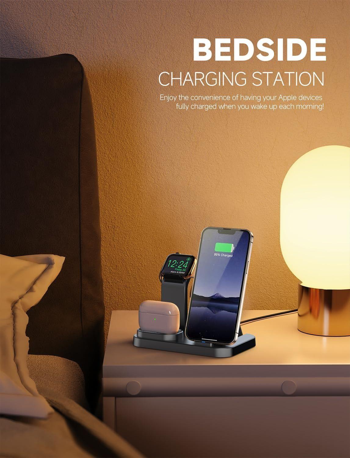 Refurbished RJR Updated 3 in 1 Charging Station for Apple Devices - Reebelo Nederland