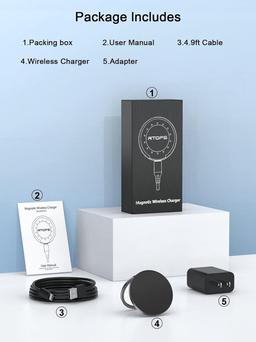 Refurbished RTOPS Magnetic Wireless Charger - Reebelo Nederland
