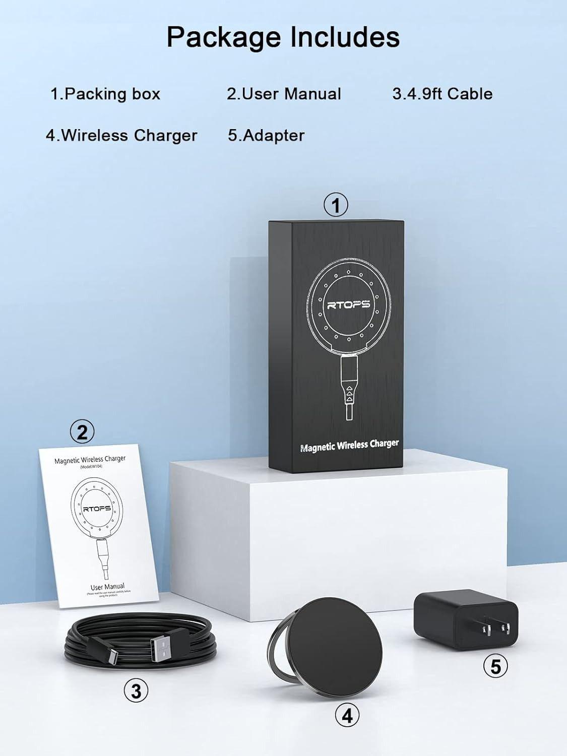 Refurbished RTOPS Magnetic Wireless Charger - Reebelo Nederland