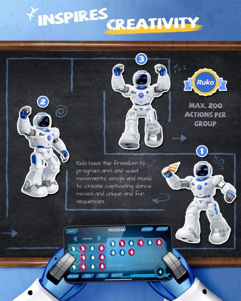 Refurbished Ruko 1088 Large Smart Robots for Kids - Reebelo Nederland