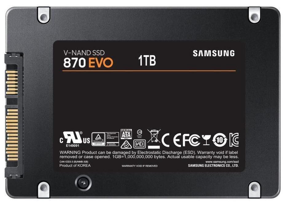 Refurbished Samsung 870 EVO SATA III 2.5" Internal SSD - Reebelo Nederland