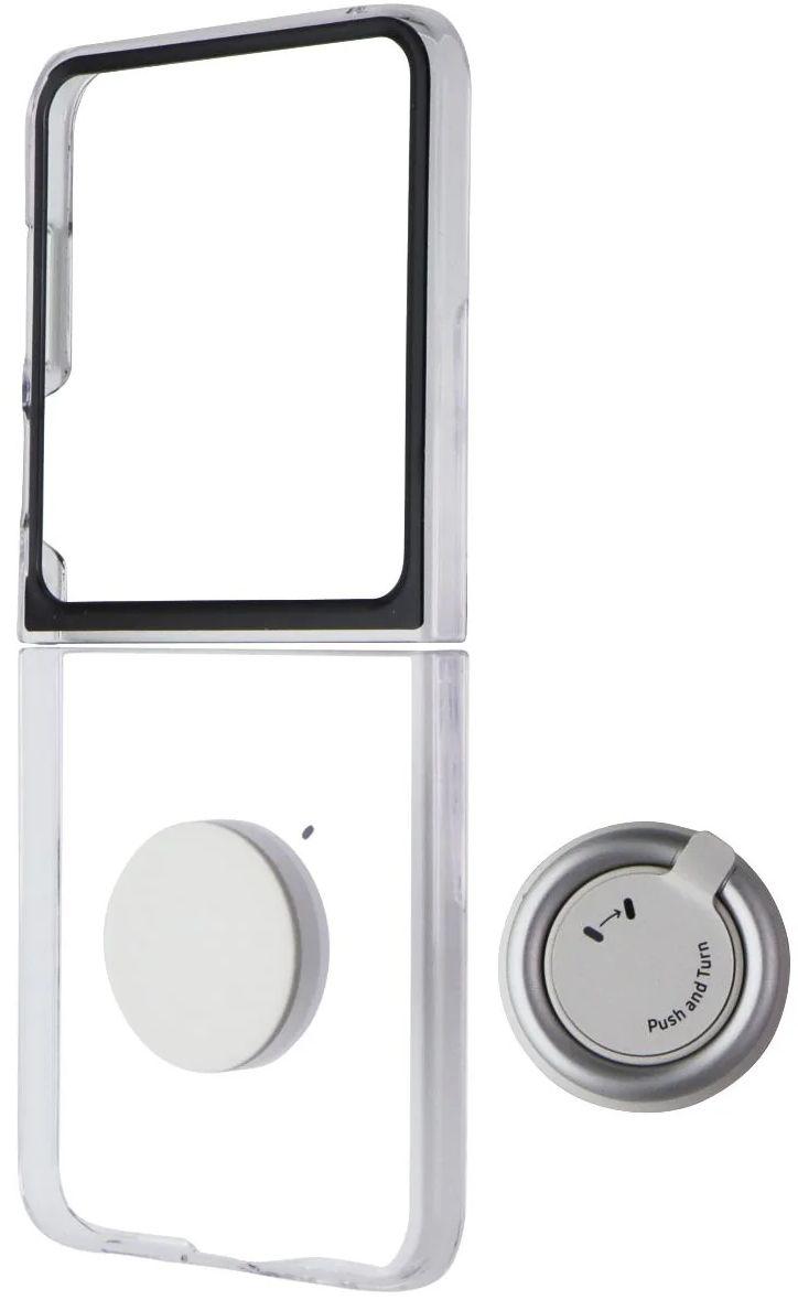 Refurbished Samsung Clear Gadget Phone Case for Galaxy Z Flip5  - Reebelo Nederland
