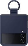 Samsung Silicone Phone Cover with Ring for Galaxy Z Flip4