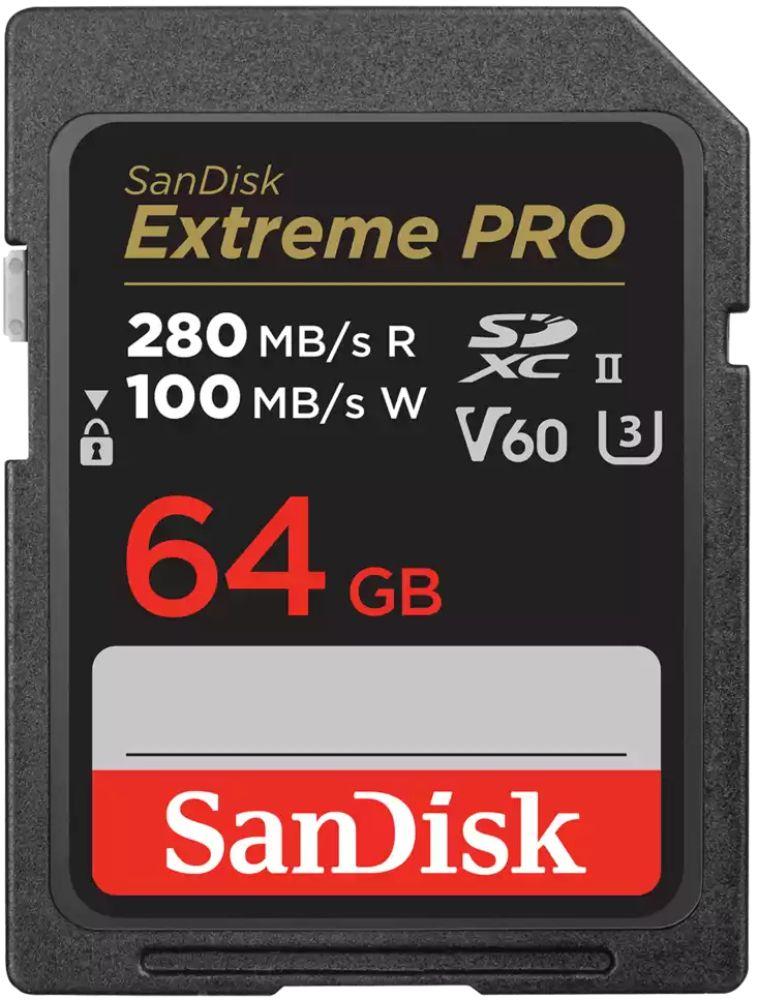 Refurbished SanDisk Extreme PRO SDXC UHS-II Memory Card (280MB/s) - Reebelo Nederland