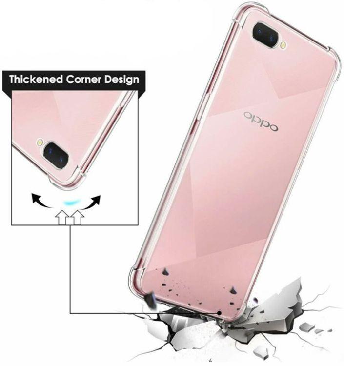 Refurbished Shockproof Transparent Phone Case for OPPO A3s - Reebelo Nederland
