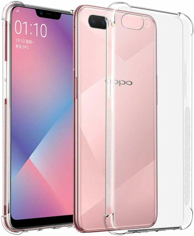 Refurbished Shockproof Transparent Phone Case for OPPO AX5 - Reebelo Nederland