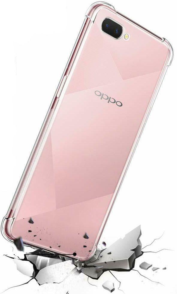 Refurbished Shockproof Transparent Phone Case for OPPO AX5 - Reebelo Nederland