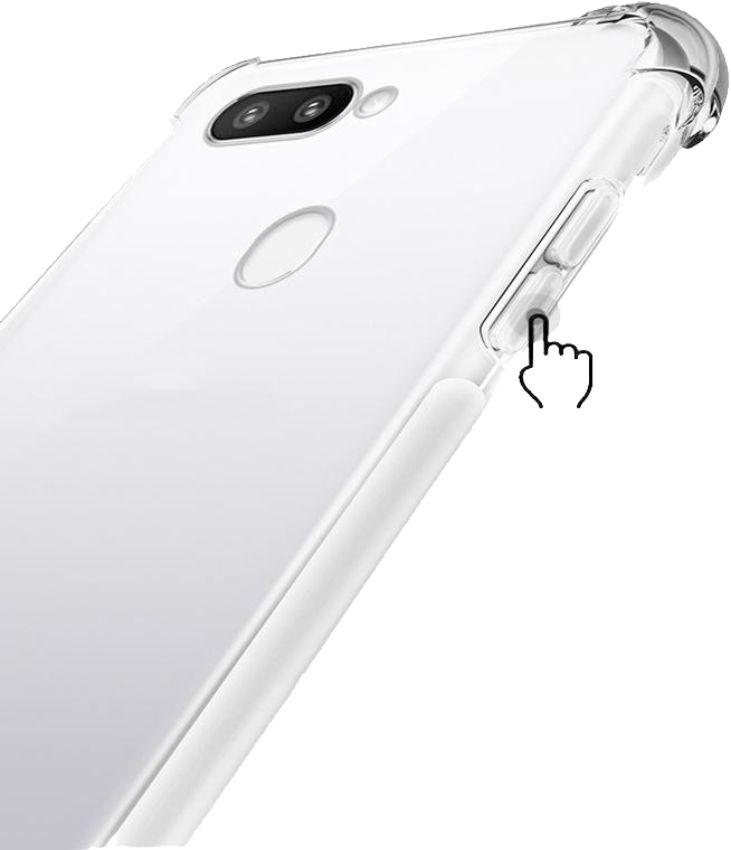 Refurbished Shockproof Transparent Phone Case for OPPO R15 Pro - Reebelo Nederland