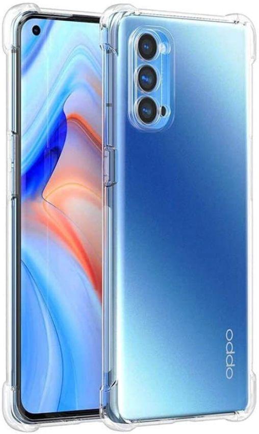 Refurbished Shockproof Transparent Phone Case for OPPO Reno4 - Reebelo Nederland