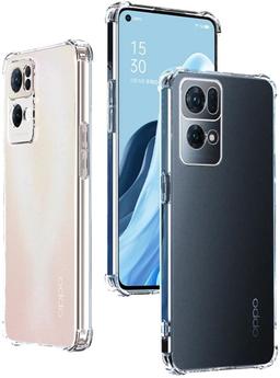 Refurbished Shockproof Transparent Phone Case for OPPO Reno7 - Reebelo Nederland