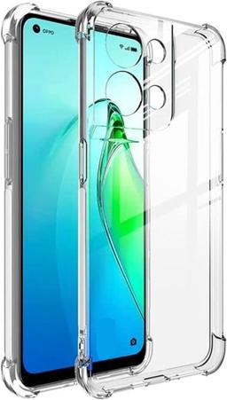 Refurbished Shockproof Transparent Phone Case for OPPO Reno8 - Reebelo Nederland