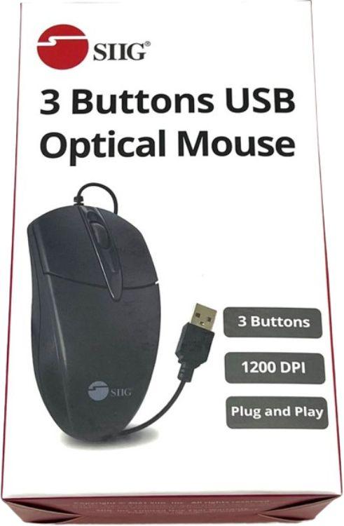 Refurbished SIIG 3 Buttons USB Optical Mouse - Reebelo Nederland