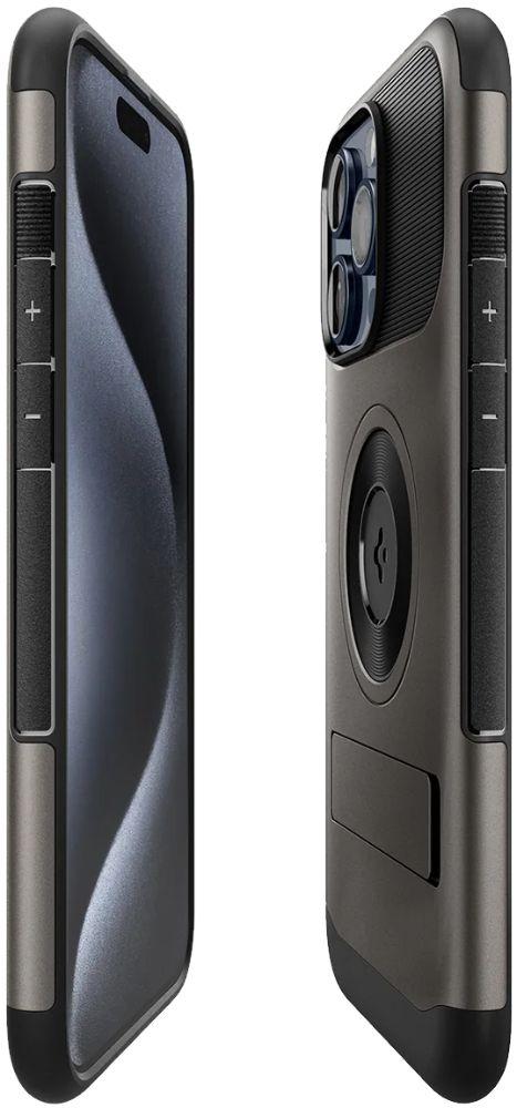 Refurbished Spigen Slim Armor (MagFit) Phone Case for iPhone 15 Pro - Reebelo Nederland