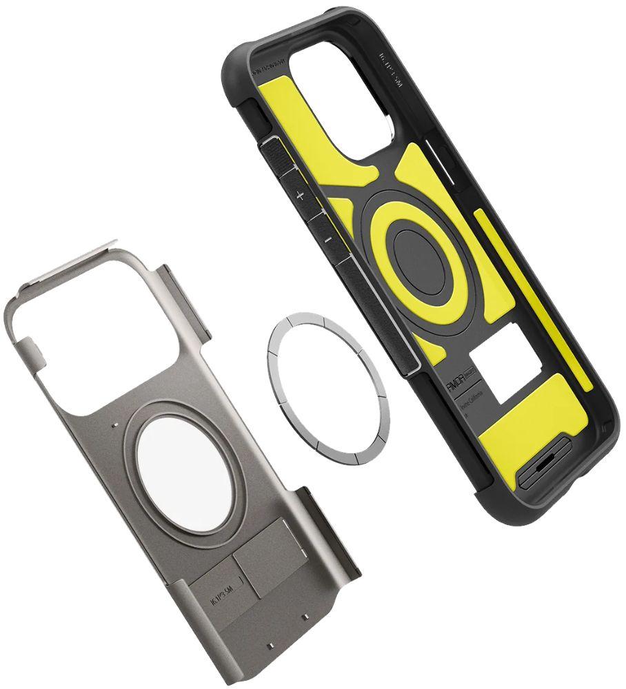 Refurbished Spigen Slim Armor (MagFit) Phone Case for iPhone 15 Pro - Reebelo Nederland