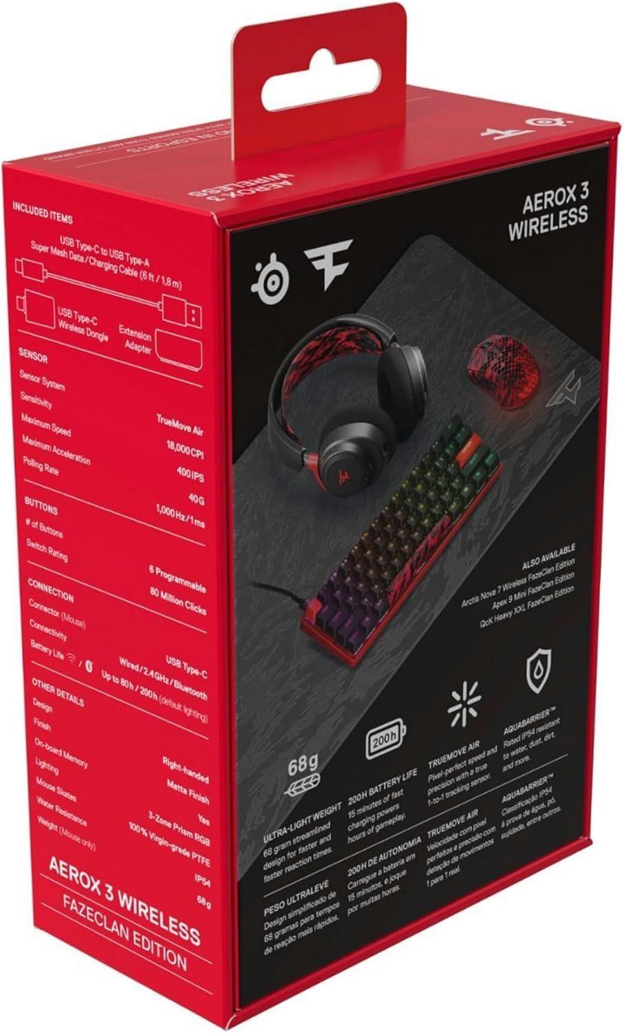 Refurbished SteelSeries Aerox 3 Wireless Gaming Mouse - Reebelo Nederland