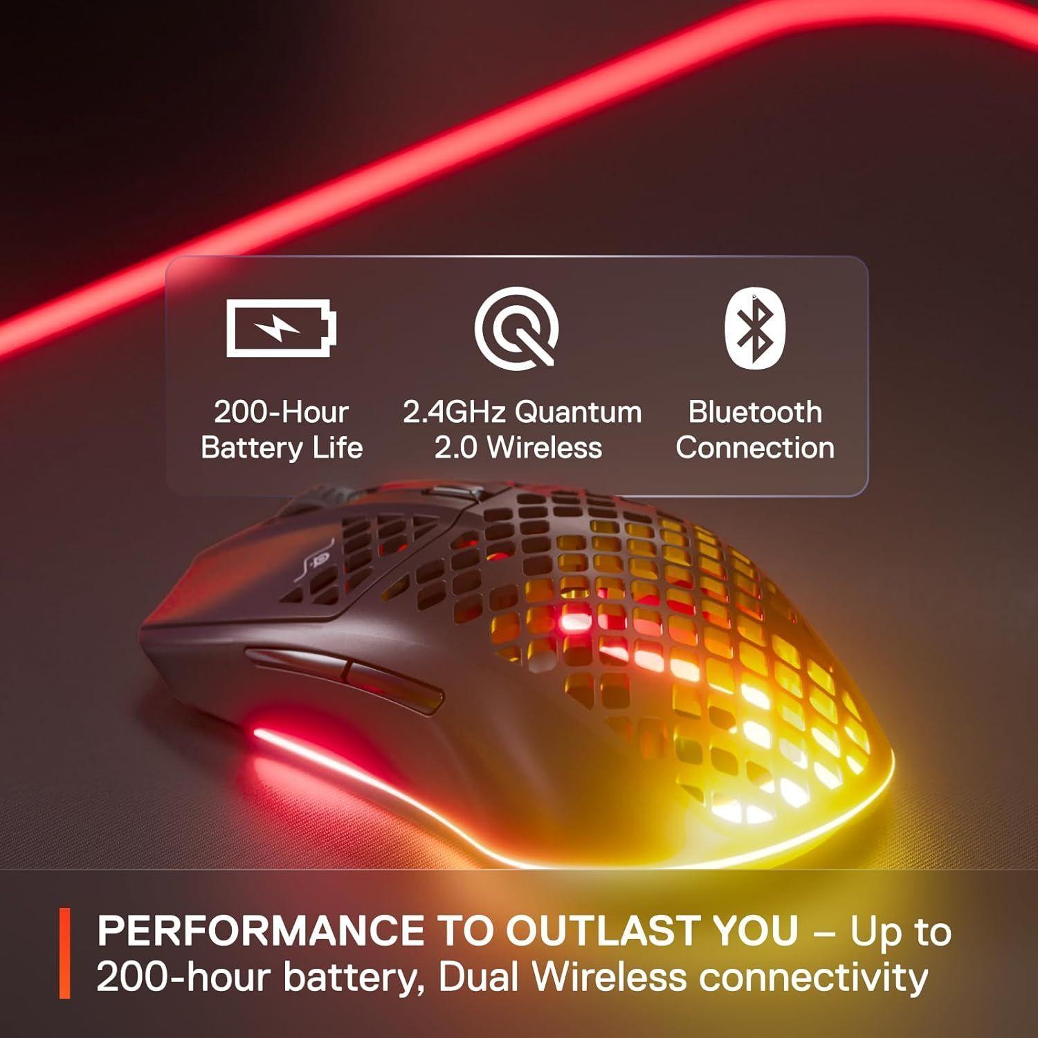 Refurbished SteelSeries Aerox 3 Wireless Gaming Mouse - Reebelo Nederland