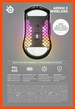 Refurbished SteelSeries Aerox 3 Wireless Gaming Mouse - Reebelo Nederland