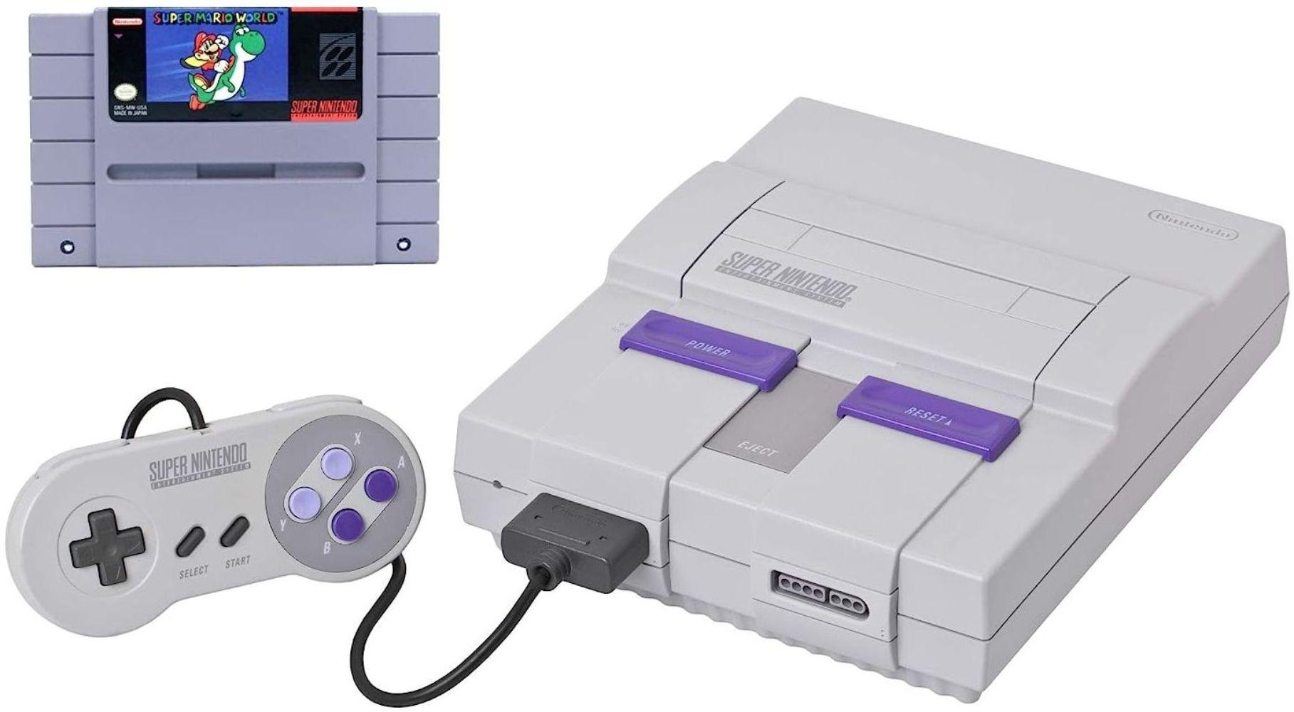 Refurbished Super Nintendo SNES Bundle with Super Mario World - Reebelo Nederland