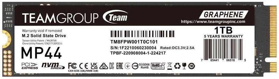 Refurbished Team Group Elite MP44 M.2 PCIe 4.0 SSD - Reebelo Nederland