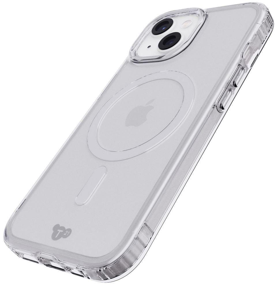 Refurbished Tech21 Evo Clear MagSafe Phone Case for iPhone 15 - Reebelo Nederland