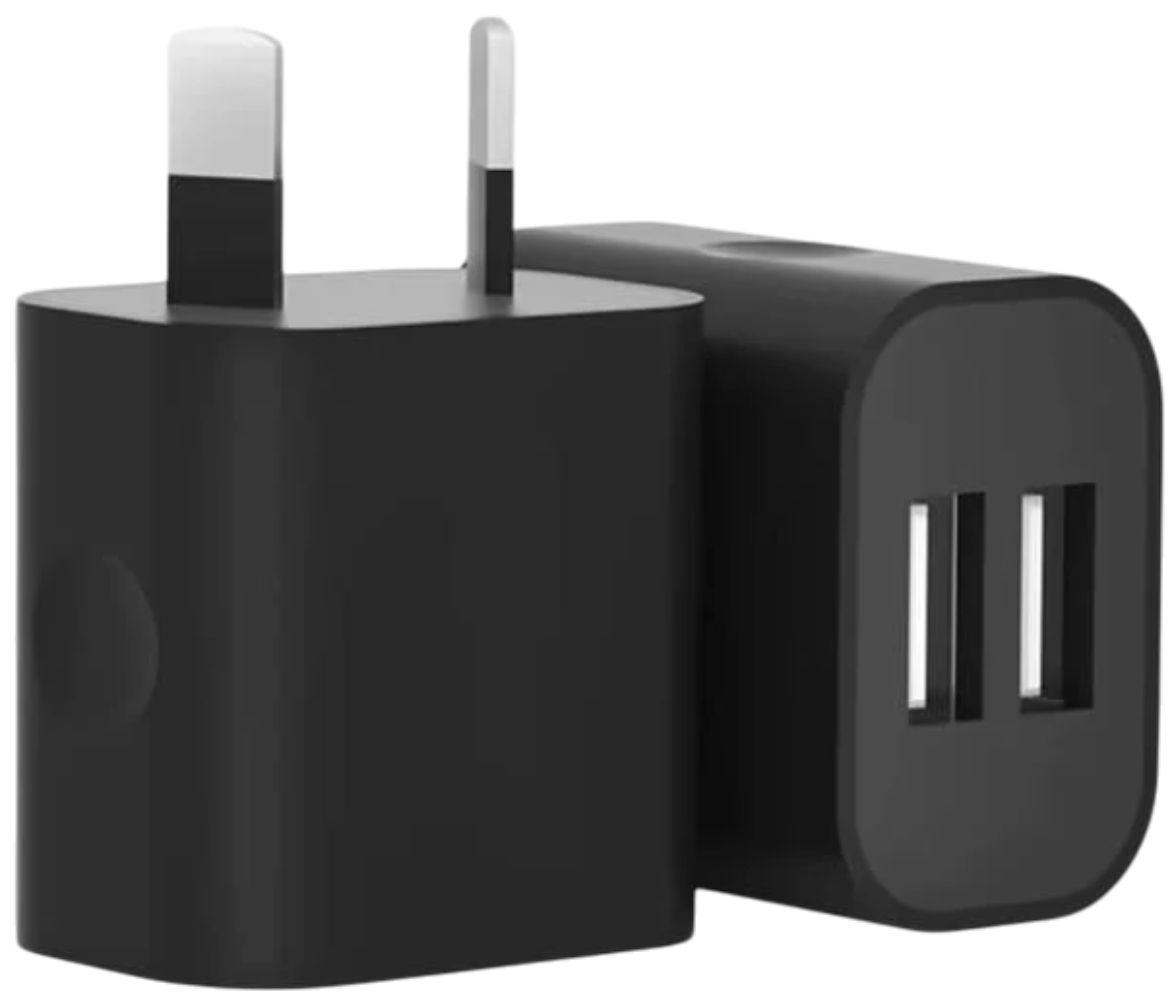 Refurbished That Watch Shop Dual USB Power Adapter Wall Plug (NZ / AU)  - Reebelo Nederland