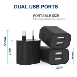 Refurbished That Watch Shop Dual USB Power Adapter Wall Plug (NZ / AU)  - Reebelo Nederland