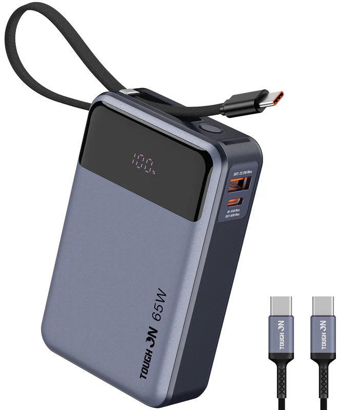 Refurbished Tough On 65W 20000mAh Power Bank Built-in USB-C Cable - Reebelo Nederland