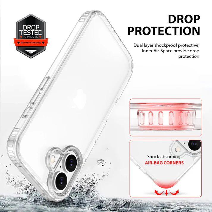 Refurbished Tough On Clear Air Phone Case for iPhone 16 Plus - Reebelo Nederland