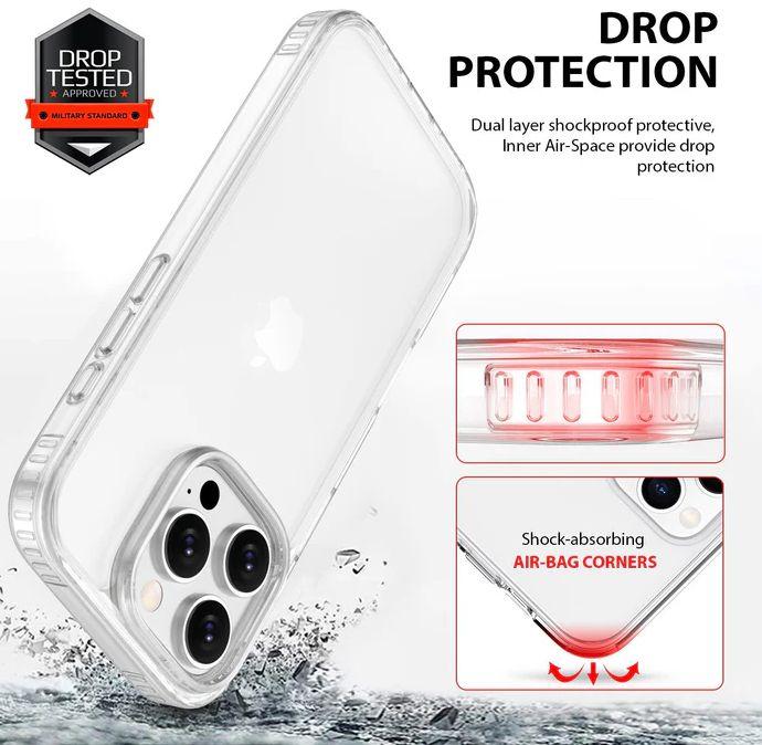 Refurbished Tough On Clear Air Phone Case for iPhone 16 Pro Max - Reebelo Nederland