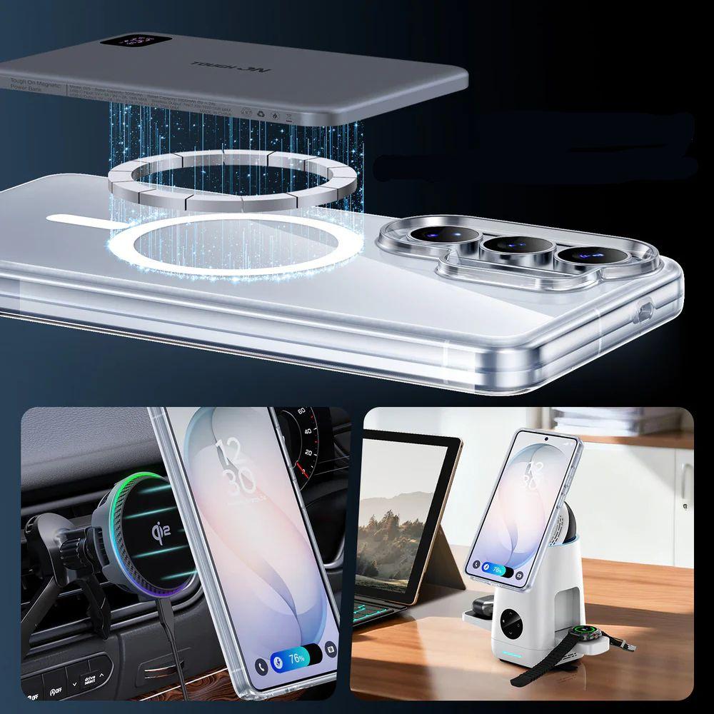 Refurbished Tough On Clear Phone Case for Samsung Galaxy S26 - Reebelo Nederland