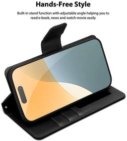 Refurbished Tough On Flip Wallet Leather Phone Case for iPhone 16 - Reebelo Nederland