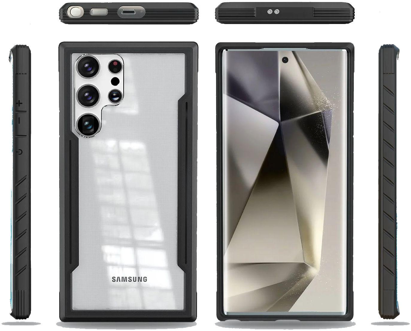 Refurbished Tough On Phone Case Iron Shield for Galaxy S24 Ultra - Reebelo Nederland