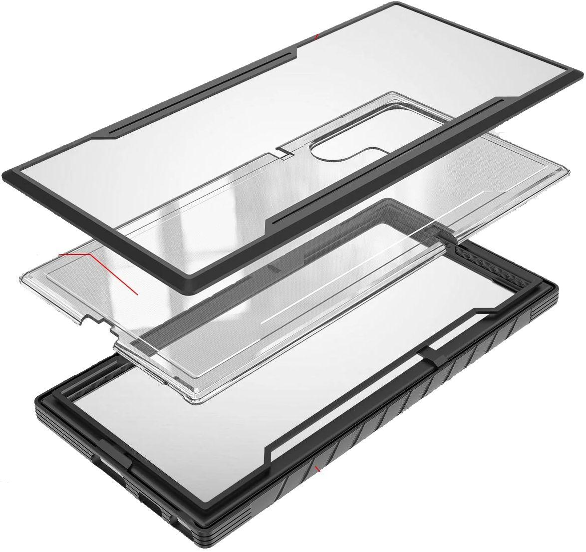 Refurbished Tough On Phone Case Iron Shield for Galaxy S24 Ultra - Reebelo Nederland