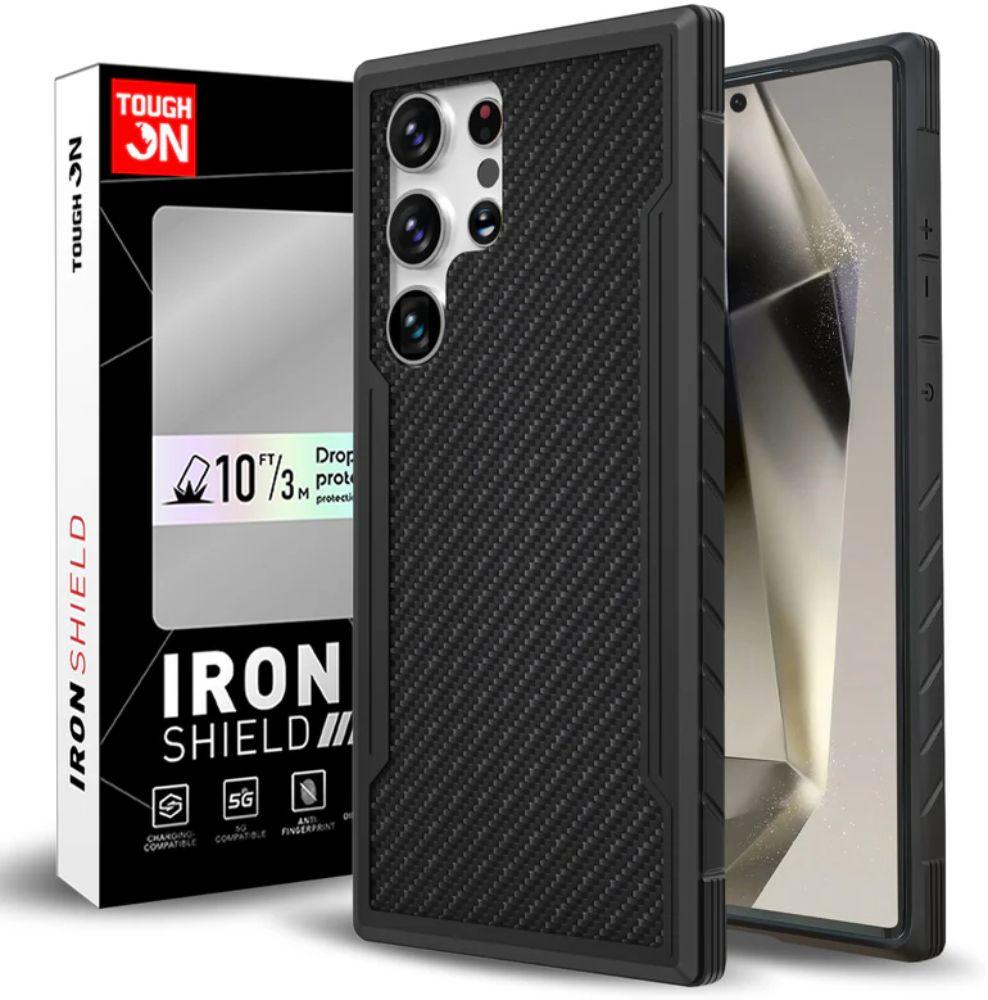 Refurbished Tough On Phone Case Iron Shield for Galaxy S24 Ultra - Reebelo Nederland