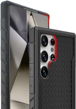 Refurbished Tough On Phone Case Iron Shield for Galaxy S24 Ultra - Reebelo Nederland