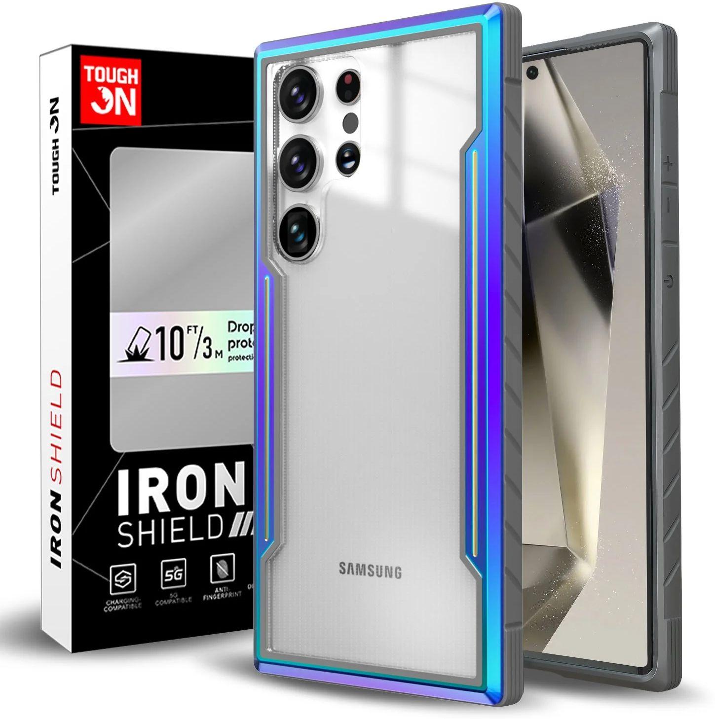 Refurbished Tough On Phone Case Iron Shield for Galaxy S24 Ultra - Reebelo Nederland