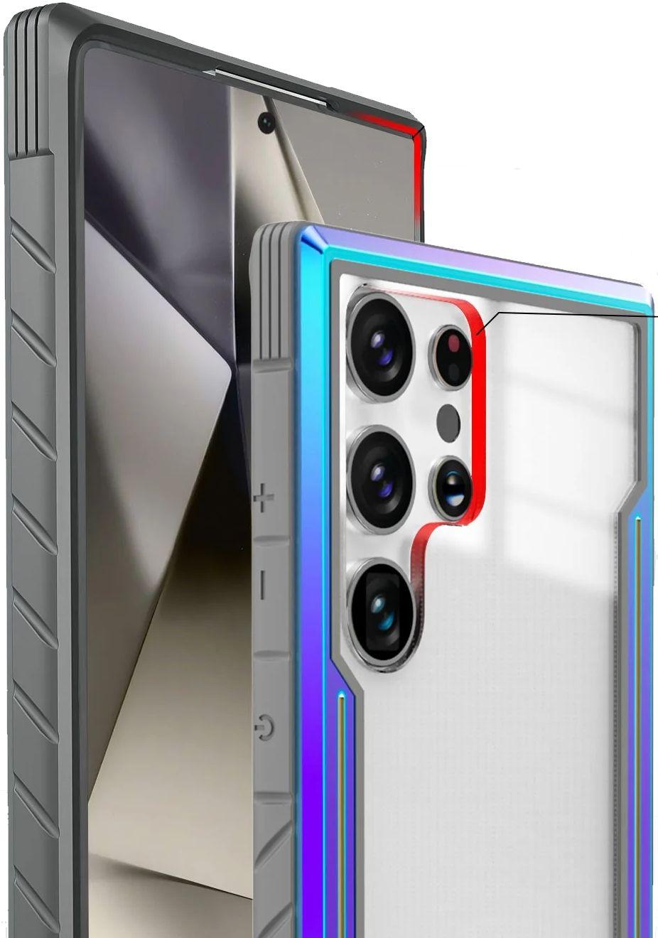 Refurbished Tough On Phone Case Iron Shield for Galaxy S24 Ultra - Reebelo Nederland