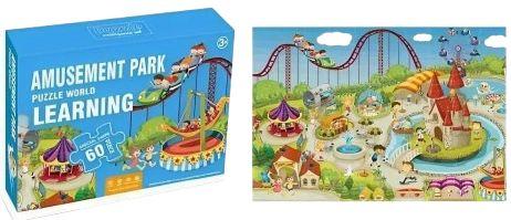 Refurbished Tristar Large Puzzle - Amusement Park Theme (60pcs) - Reebelo Nederland
