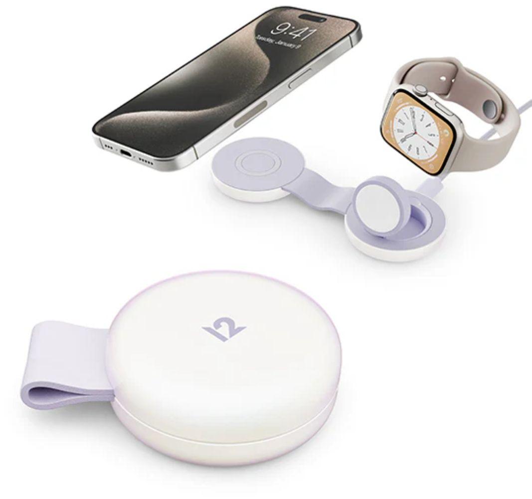 Refurbished Twelve South ButterFly SE 2-in-1 Qi2 Travel Charger - Reebelo Nederland
