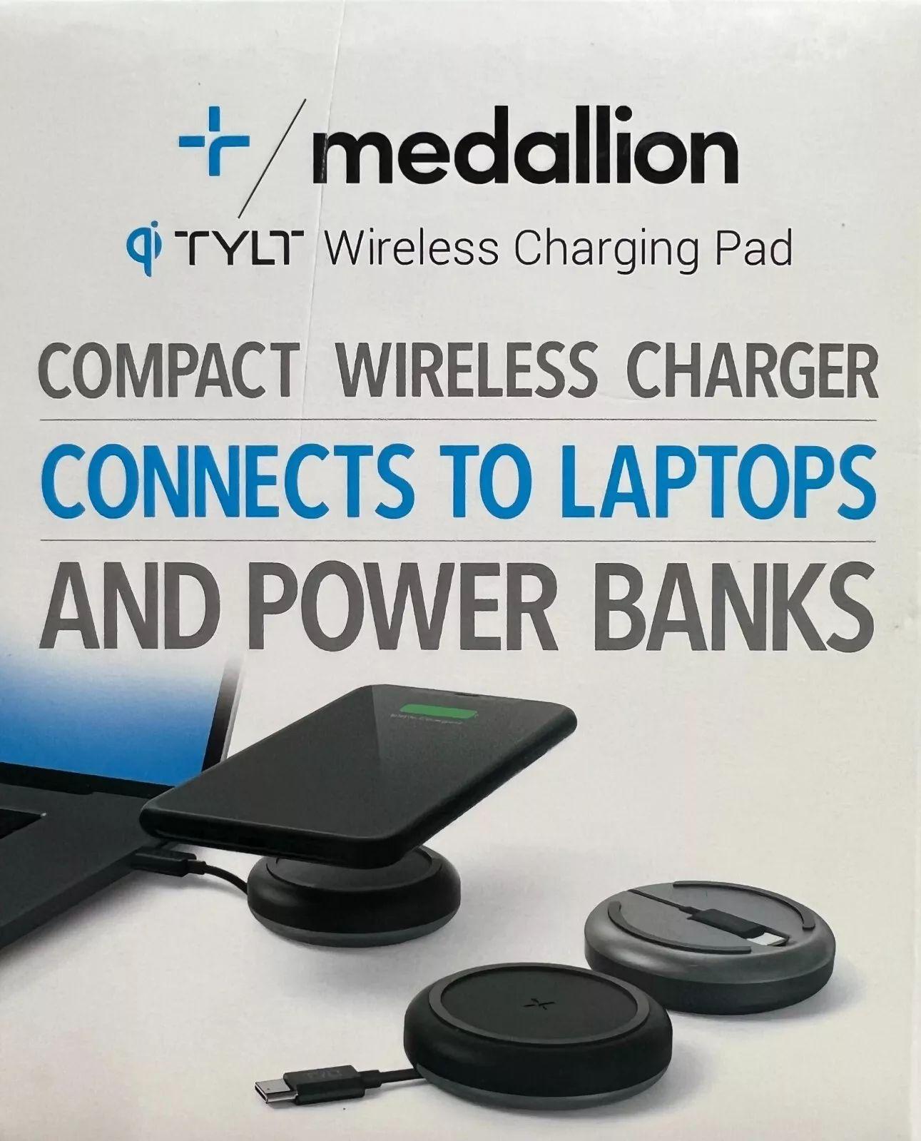 Refurbished TYLT Medallion Portable Wireless Charging Pad - Reebelo Nederland
