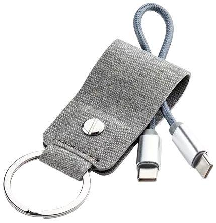 Refurbished Tylt USB-C to USB-C Portable Keychain Cable - Reebelo Nederland