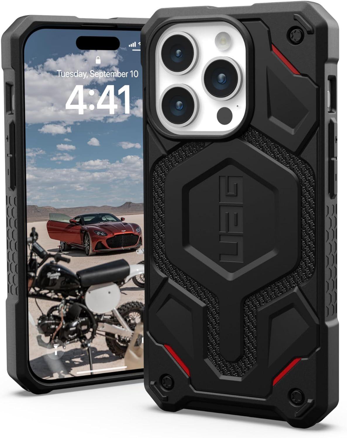 Refurbished UAG Monarch Pro MagSafe Phone Case for iPhone 15 Pro - Reebelo Nederland
