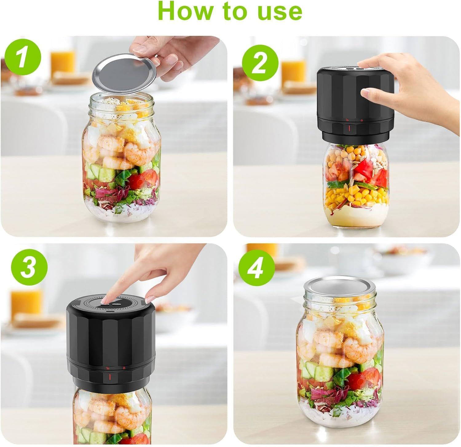 Refurbished Unerver M11 Electric Mason Jar Vacuum Sealer - Reebelo Nederland