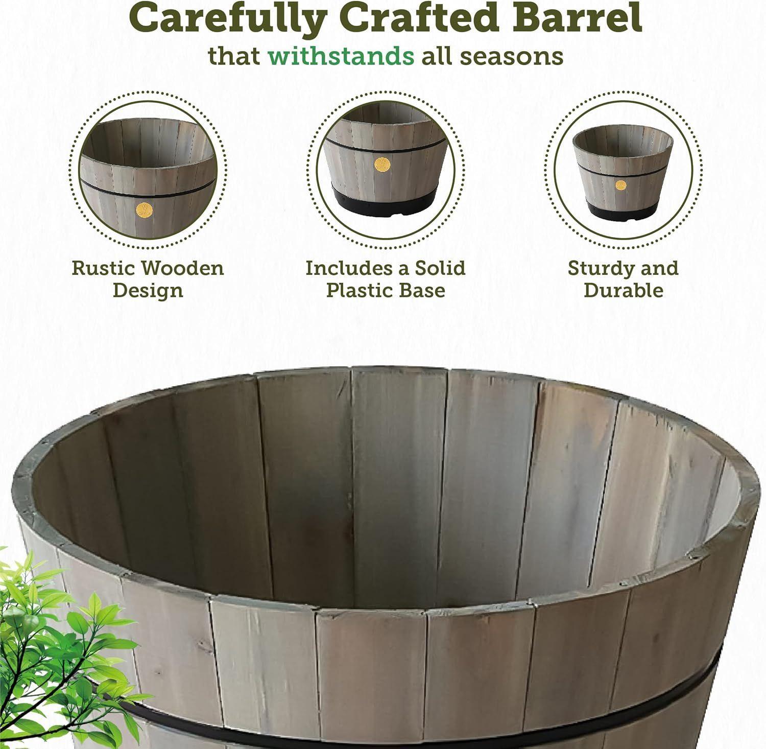 Refurbished VegTrug Build a Barrel Kit Planter 46cm - Reebelo Nederland