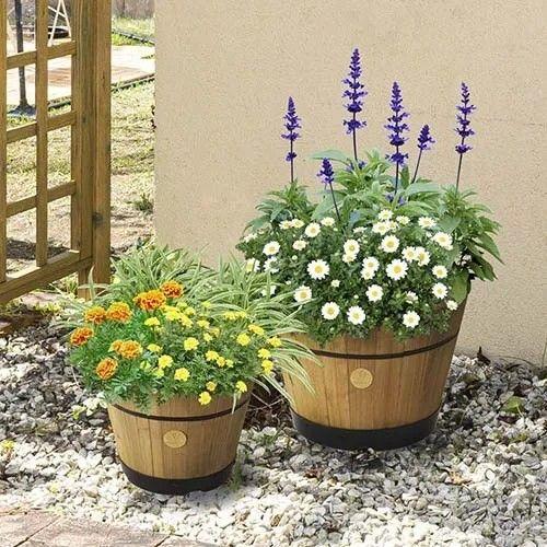 Refurbished VegTrug Build a Barrel Kit Planter 46cm - Reebelo Nederland
