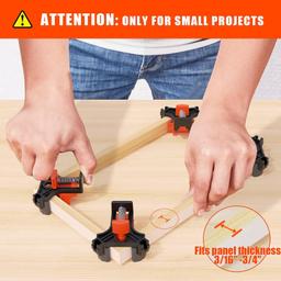 Refurbished Wetols Corner Clamp for Woodworking (4Pieces) - Reebelo Nederland