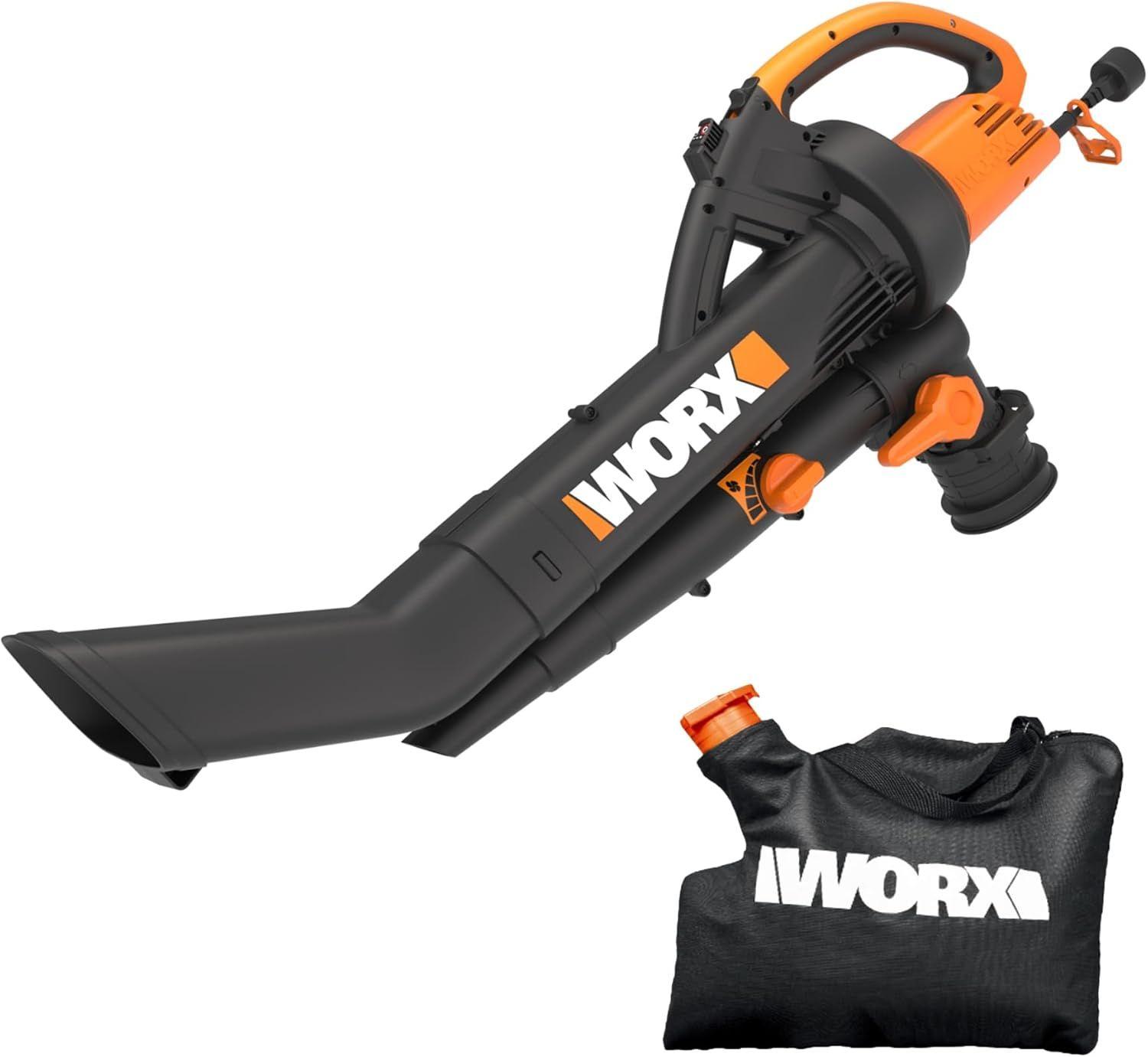 Refurbished Worx WG505 Trivac 12 Amp 3-in-1 Leaf Blower - Reebelo Nederland