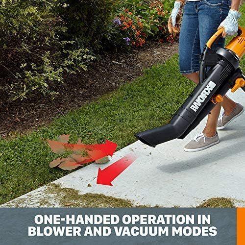 Refurbished Worx WG505 Trivac 12 Amp 3-in-1 Leaf Blower - Reebelo Nederland